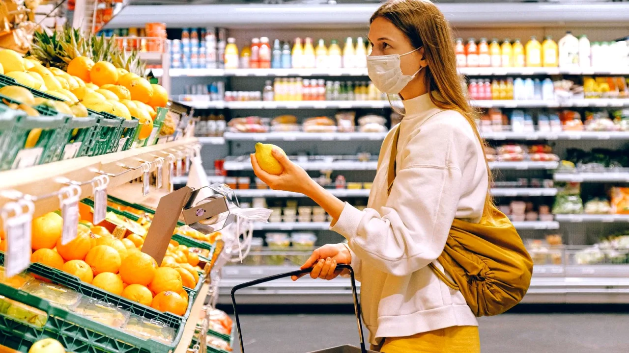 Market reyonunda kışlık tekstil